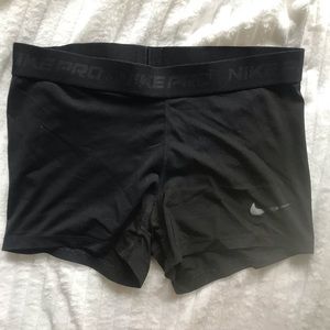 Nike Spandex, Black, Size Medium